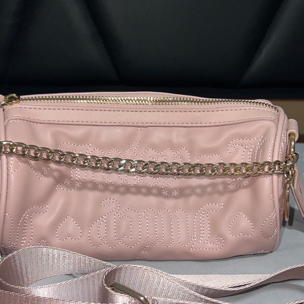 Juicy Couture Pink Crossbody Bag with Gold Chain - Picture 5 of 8